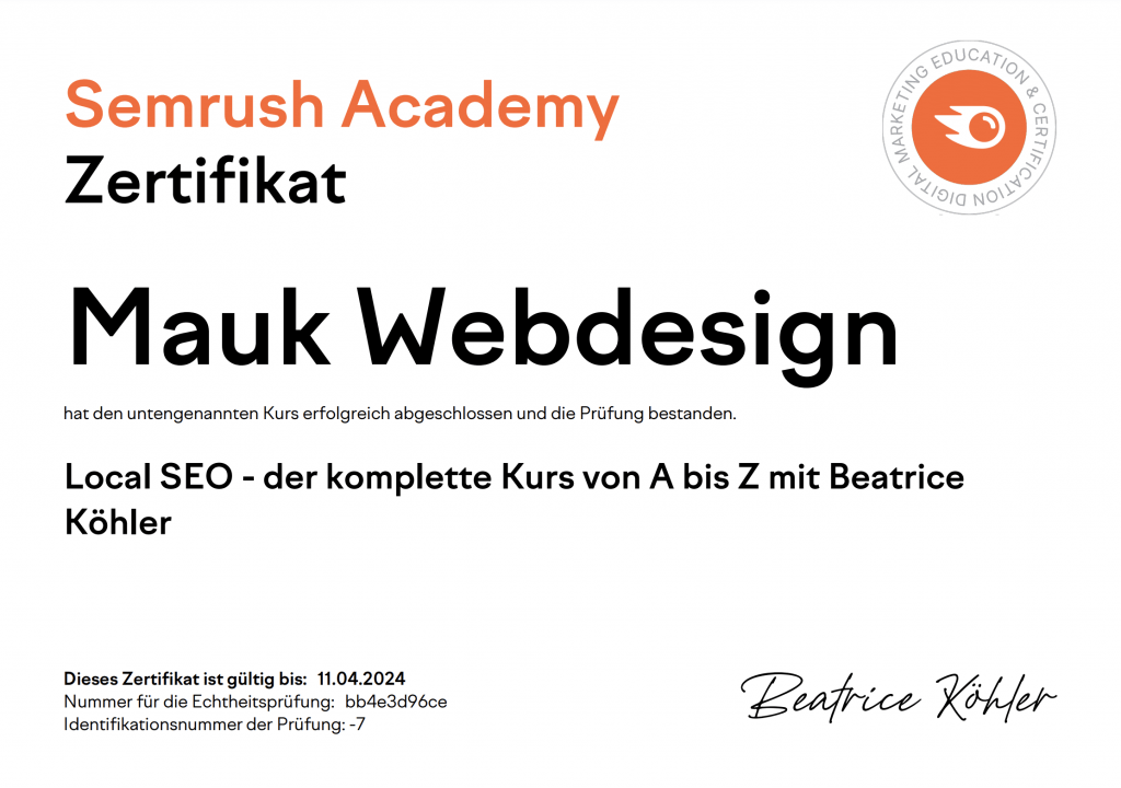 Mauk Webdesign - Webdesign Osnabrück Werbeagentur